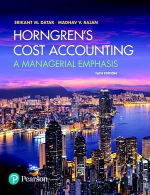 Revel for Horngren's Cost Accounting de Srikant M. Datar