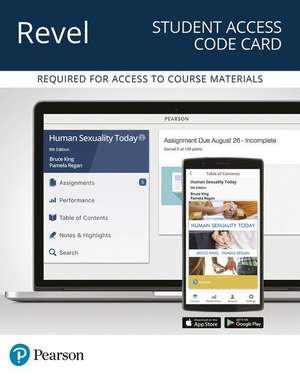 Revel for Human Sexuality Today -- Access Card de Bruce M. King