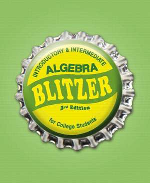 Introductory & Intermediate Algebra for College Students de Robert F. Blitzer