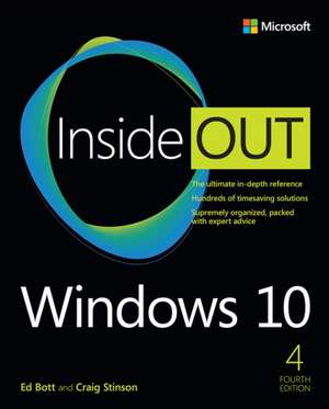 Windows 10 Inside Out de Ed Bott