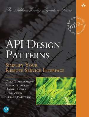 Patterns for API Design de Cesare Pautasso