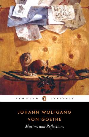 Maxims and Reflections de Johann Wolfgang von Goethe