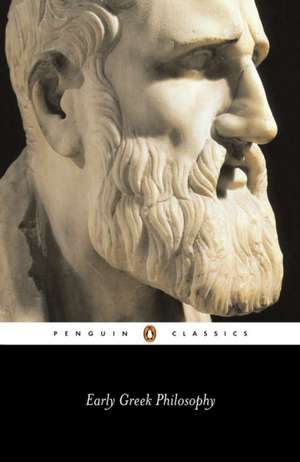 Early Greek Philosophy de Jonathan Barnes