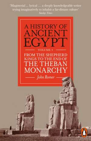 A History of Ancient Egypt, Volume 3 de John Romer