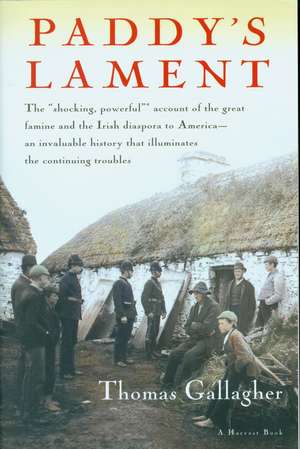 Paddy's Lament, Ireland 1846-1847: Prelude to Hatred de Thomas Gallagher