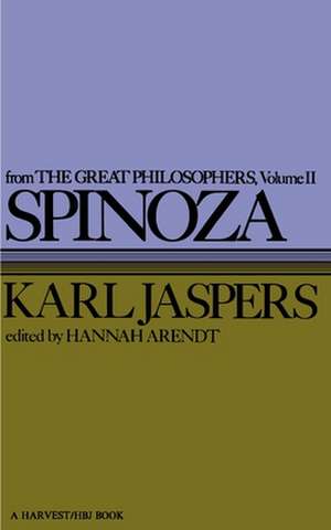 Spinoza de Karl Jaspers