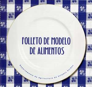 Folleto de Modelo de Alimentos de Health and Human Services Dept. (U.S.)