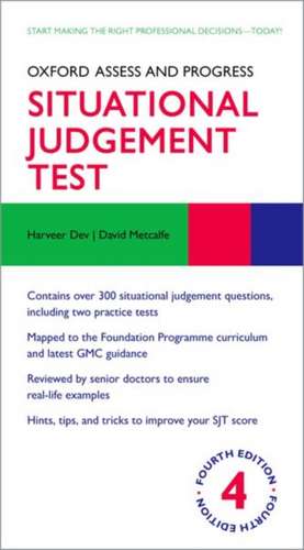 Oxford Assess and Progress: Situational Judgement Test de David Metcalfe