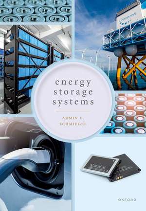 Energy Storage Systems: System Design and Storage Technologies de Armin U. Schmiegel