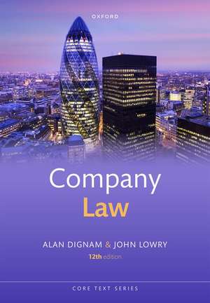 Company Law de Alan Dignam