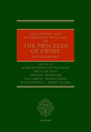 Millington and Sutherland Williams on the Proceeds of Crime de Mark Sutherland Williams