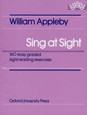 Sing At Sight de William Appleby