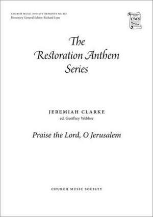 Praise the Lord, O Jerusalem de Jeremiah Clarke