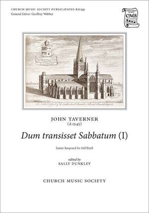 Dum transisset Sabbatum (I) de John Taverner