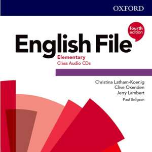 English File: Elementary: Class Audio CDs de Christina Latham-Koenig