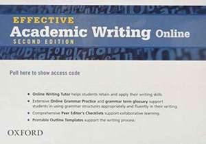 Effective Academic Writing Second Edition: Student Access Code Card (All levels)