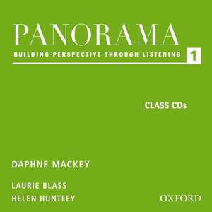 Panorama Listening 1: Audio CDs (3) de Daphne Mackey