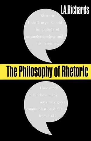 The Philosophy of Rhetoric de Ia Richards