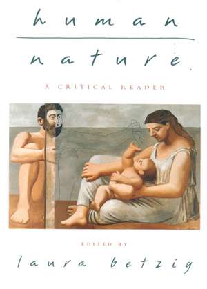 Human Nature: A Critical Reader de Laura Betzig