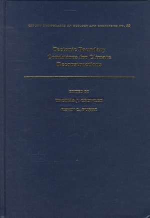 Tectonic Boundary Conditions for Climate Reconstructions de Thomas J. Crowley