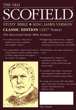 Old Scofield Study Bible-KJV-Classic de Oxford University Press