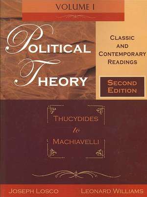 Political Theory, Volume 1 de Joseph Losco