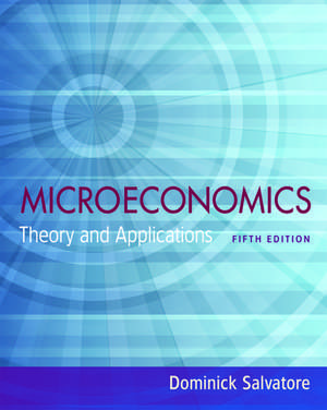 Microeconomics: Theory and Applications de Dominick Salvatore