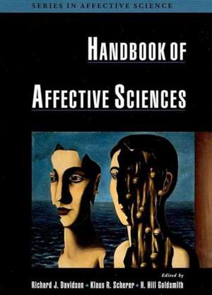 Handbook of Affective Sciences de Richard J Davidson