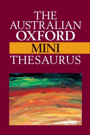 Australian Mini Thesaurus de Anne Knight