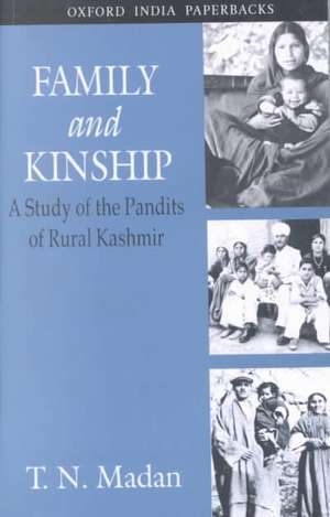 Family and Kinship: A Study of the Pandits of Rural Kashmir 2/e de T. N. Madan