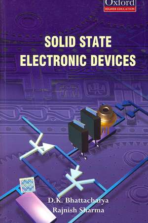 Solid State Electronic Devices de D.K. Bhattacharya