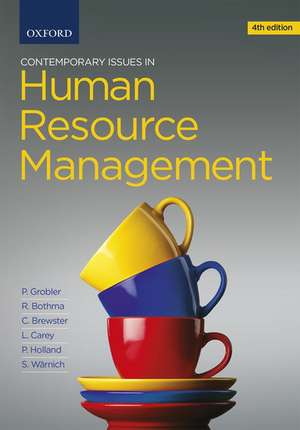 Contemporary Issues in Human Resource Management de Rob Bothma