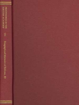 Proceedings of the British Academy, Volume 124. Biographical Memoirs of Fellows, III de FBA, P.J. Marshall, CBE