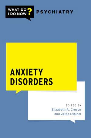 Anxiety Disorders de Elizabeth A. rocco