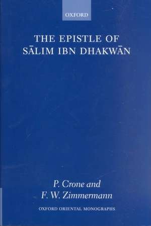 The Epistle of Salim Ibn Dhakwan de Salim Ibn Dhakwan