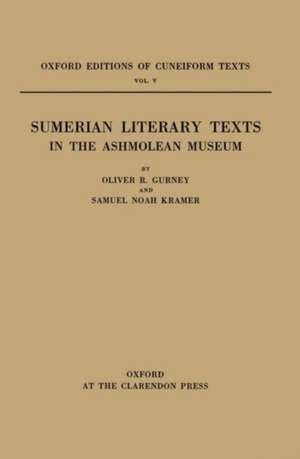 Sumerian Literary Texts in the Ashmolean Museum de Or Gurney