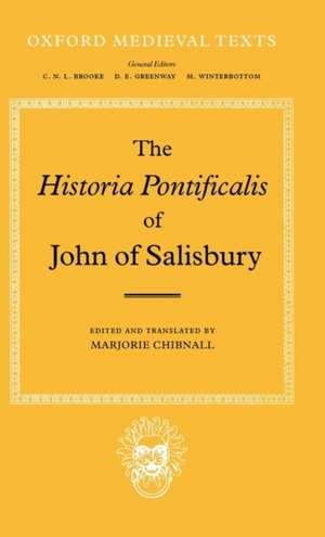 The Historia Pontificalis de John of Salisbury