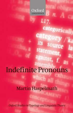 Indefinite Pronouns de Martin Haspelmath