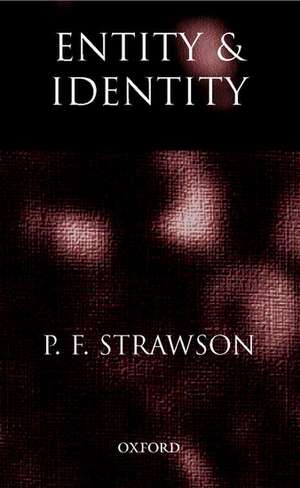 Entity and Identity: And other essays de P. F. Strawson