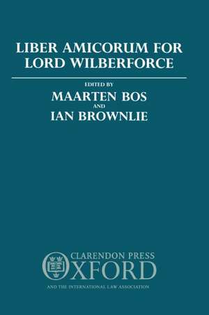 Liber Amicorum for Lord Wilberforce de Maarten Bos