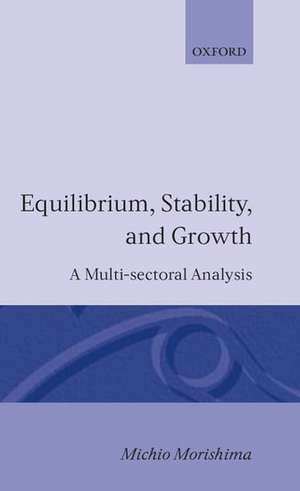 Equilibrium, Stability and Growth: A Multi-Sectoral Analysis de Michio Morishima