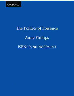 The Politics of Presence de Anne Phillips