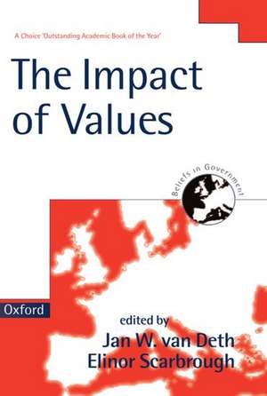 The Impact of Values de Jan W. Van Deth