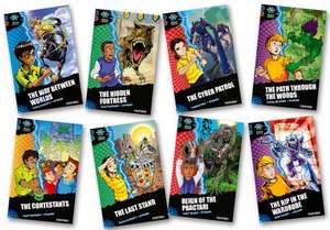 Project X Alien Adventures: Dark Blue Book Band, Oxford Levels 15-16: Dark Blue Book Band, Mixed Pack of 8 de Elen Caldecott