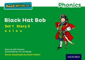 Read Write Inc. Phonics: Black Hat Bob (Green Set 1 Storybook 5) de Gill Munton