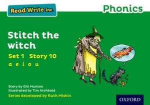 Read Write Inc. Phonics: Stitch the Witch (Green Set 1 Storybook 10) de Gill Munton