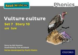 Read Write Inc. Phonics: Vulture Culture (Grey Set 7 Storybook 10) de Gill Munton