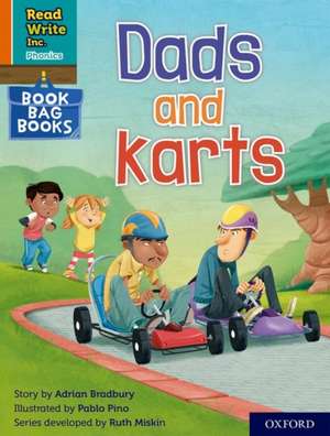 Read Write Inc. Phonics: Dads and karts (Orange Set 4 Book Bag Book 7) de Ruth Miskin