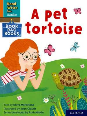 Read Write Inc. Phonics: A pet tortoise (Orange Set 4 Book Bag Book 12) de Ruth Miskin