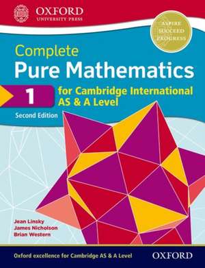 Complete Pure Mathematics 1 for Cambridge International AS & A Level de Jean Linsky